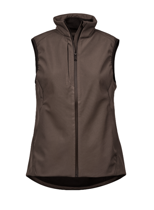 Tee Jays TJ9523 Ladies Perf Softsh Bodywarmer - Earth