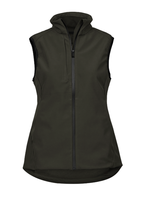 Tee Jays TJ9523 Ladies Perf Softsh Bodywarmer - Hunter Green