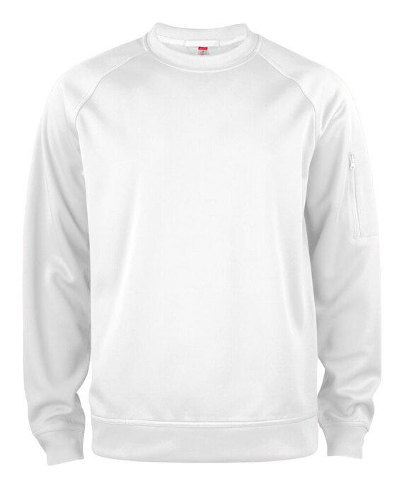 Clique CQ021010 Basic Active Roundneck - White