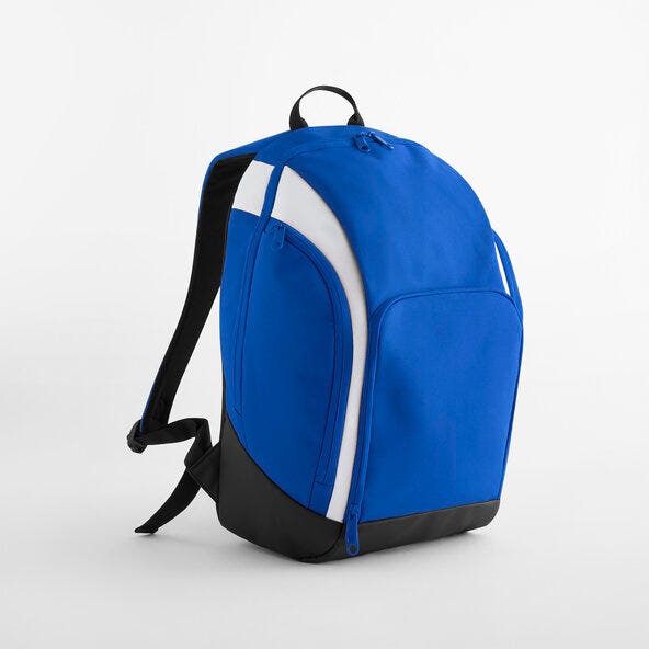 Bagbase BG571 Teamwear Backpack - Royal/White/Black