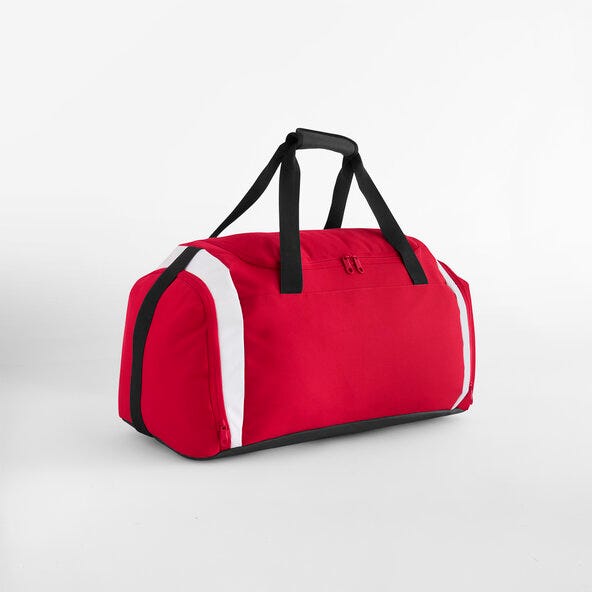 Bagbase BG572 Teamwear Holdall - Red/White/Black