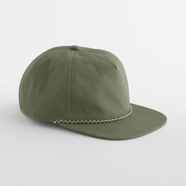 Beechfield B864N EarthAware® OC Rope Cap - Olive Green