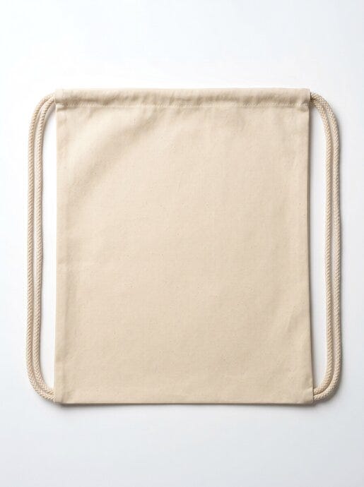 United Bags UB9250 UB Core Cotton Drawstring - Natural