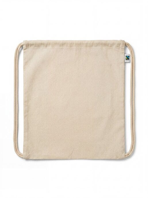 United Bags UB9130 UB Aspen 5oz Fairtrade Cotton Drawstring - Natural
