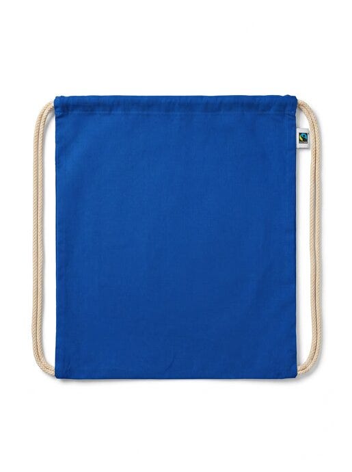 United Bags UB9130 UB Aspen 5oz Fairtrade Cotton Drawstring - Royal