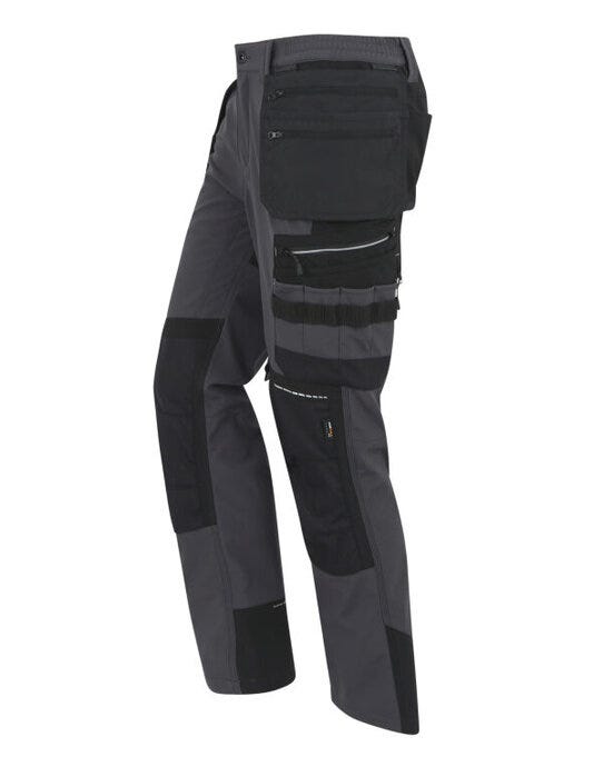 Regatta Professional TRJ447S Regatta 4TEX Stretch Holster Trouser S - Slate Grey/Black