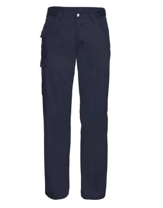 Russell Athletic 001MR Russell Polycotton Twill Trousers (Reg) - French Navy