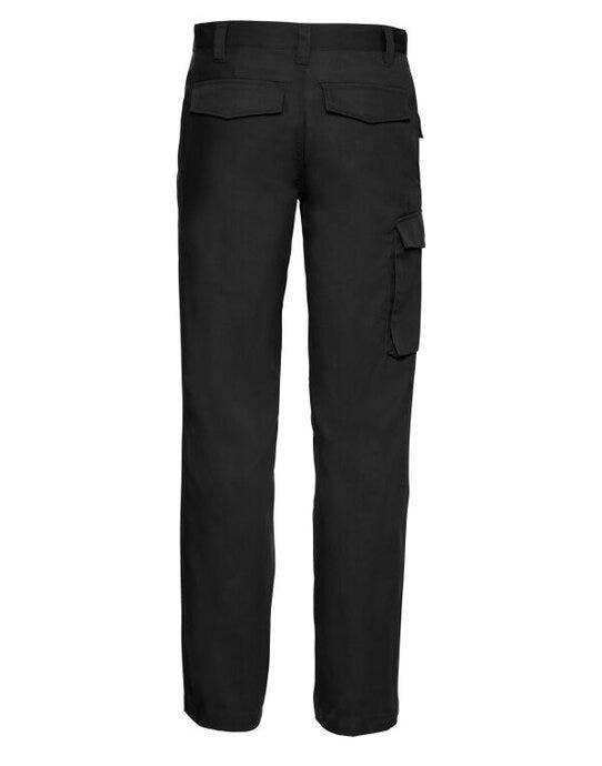 Russell Athletic 001MT Russell Polycotton Twill Trousers (Tall) - Black