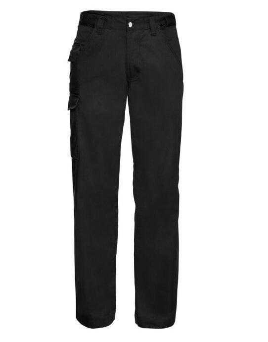 Russell Athletic 001MT Russell Polycotton Twill Trousers (Tall) - Black