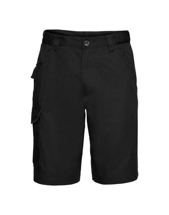 Russell Athletic 002M Russell Polycotton Twill Shorts - Black