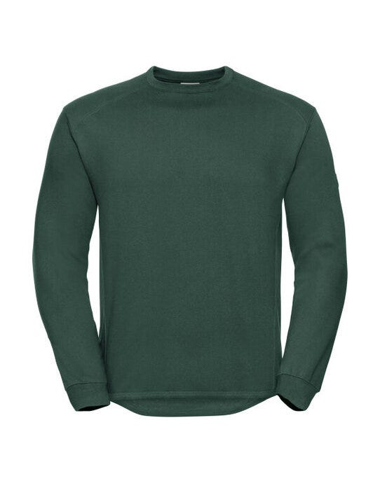 Russell Athletic 013M Russell Heavy Duty Workwear Sweatshirt - Bottle Green
