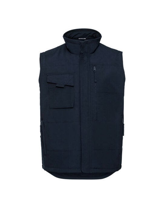 Russell Athletic 014M Russell Heavy Duty Workwear Gilet - French Navy