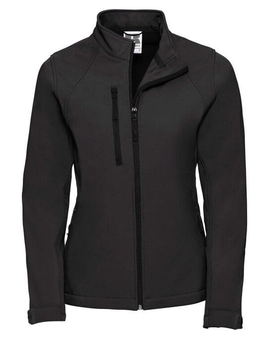 Russell Athletic 140F Russell Ladies Softshell Jacket - Black