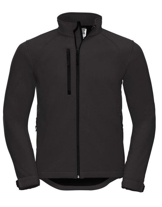 Russell Athletic 140M Russell Mens Softshell Jacket - Black