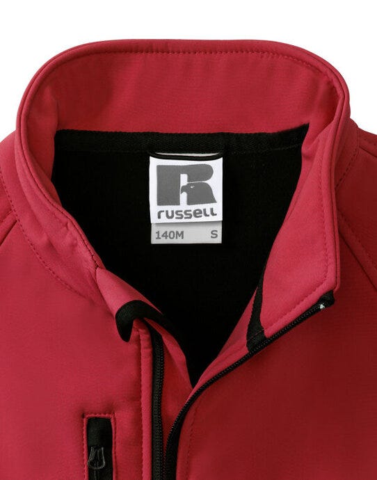 Russell Athletic 140M Russell Mens Softshell Jacket - Classic Red