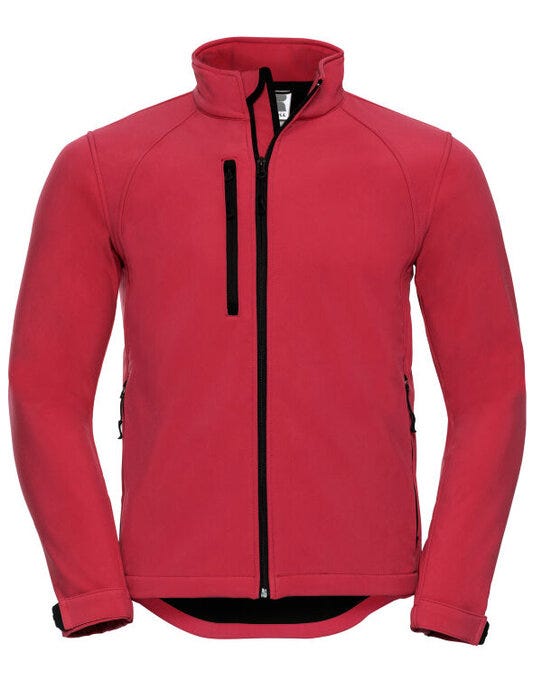 Russell Athletic 140M Russell Mens Softshell Jacket - Classic Red