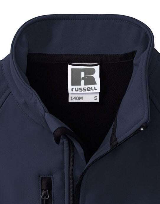 Russell Athletic 140M Russell Mens Softshell Jacket - French Navy
