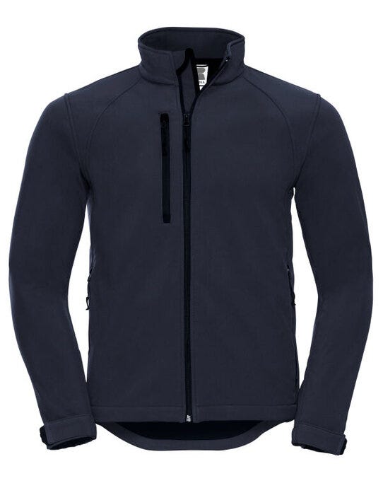 Russell Athletic 140M Russell Mens Softshell Jacket - French Navy