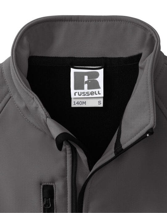 Russell Athletic 140M Russell Mens Softshell Jacket - Titanium