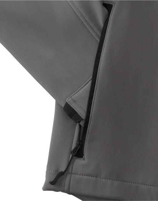 Russell Athletic 140M Russell Mens Softshell Jacket - Titanium