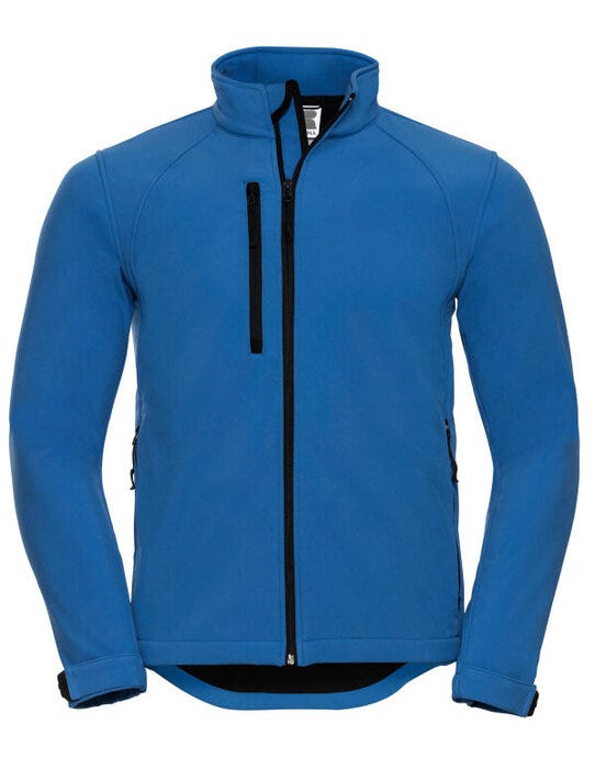 Russell Athletic 140M Russell Mens Softshell Jacket - Azure Blue