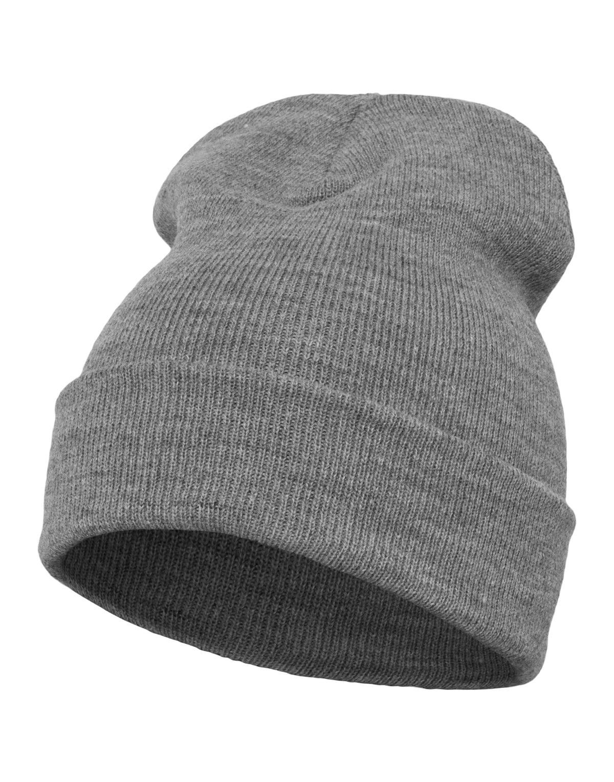 Flexfit 1501KC YP Cuffed Knit Beanie - Heather Grey