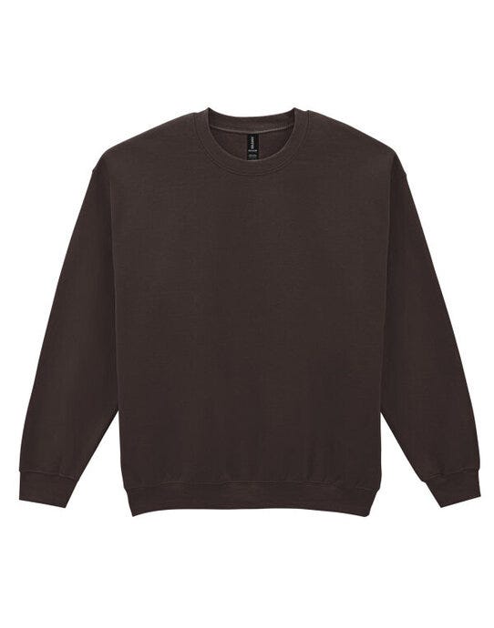 Gildan 18000 Heavy Blend Adult Crew Sweatshirt - Dark Chocolate
