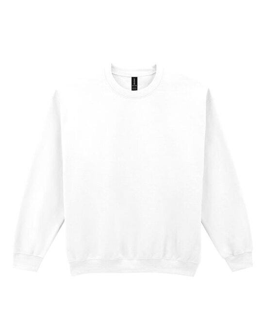 Gildan 18000 Heavy Blend Adult Crew Sweatshirt - White