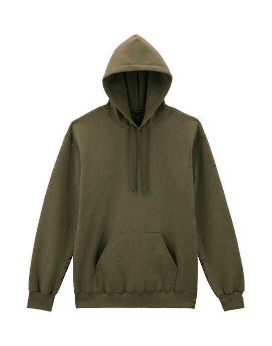 Gildan 19500 Hammer Maxweight Hooded Sweatshir - Olive