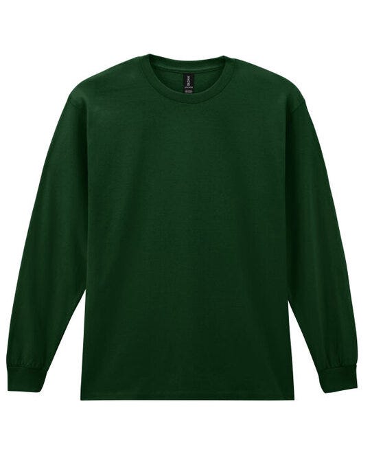 Gildan 2400 Ultra Cotton Adult L/Sleeve Tee - Forest Green