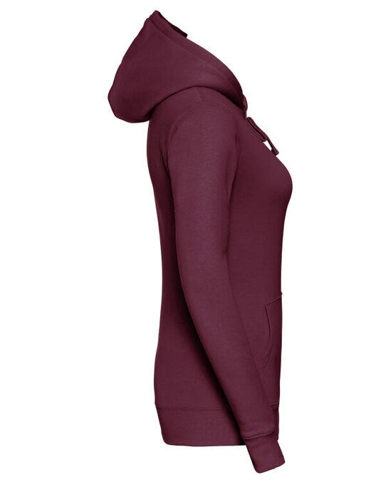 Russell Athletic 265F Russell Ladies Authentic Hooded Sweat - Burgundy