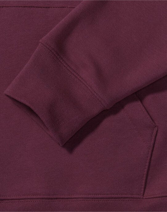 Russell Athletic 265M Russell Mens Authentic Hooded Sweat - Burgundy