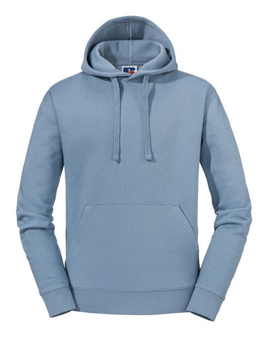 Russell Athletic 265M Russell Mens Authentic Hooded Sweat - Mineral Blue