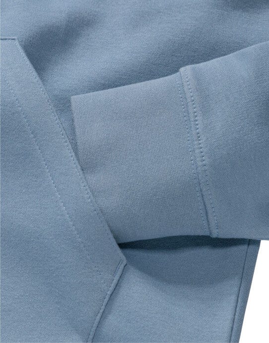 Russell Athletic 265M Russell Mens Authentic Hooded Sweat - Mineral Blue