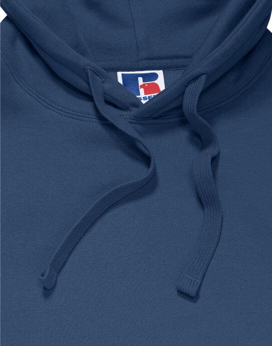 Russell Athletic 265M Russell Mens Authentic Hooded Sweat - Indigo