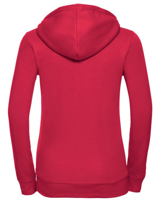 Russell Athletic 266F Russell Ladies Authentic Zipped Hood Jkt - Classic Red