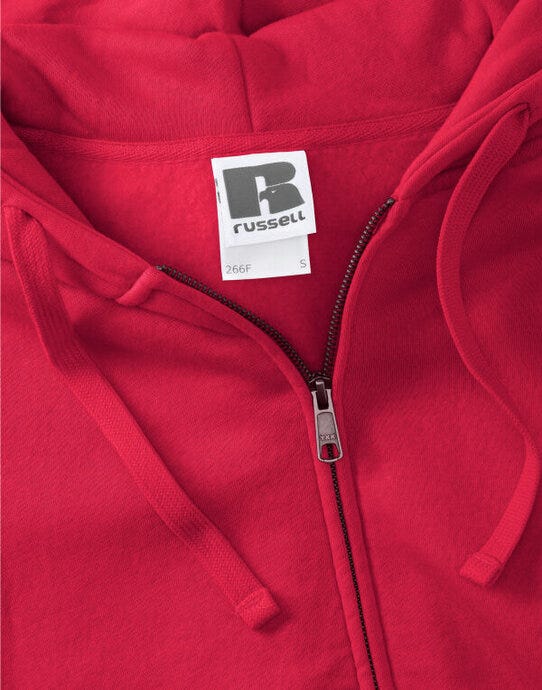 Russell Athletic 266F Russell Ladies Authentic Zipped Hood Jkt - Classic Red