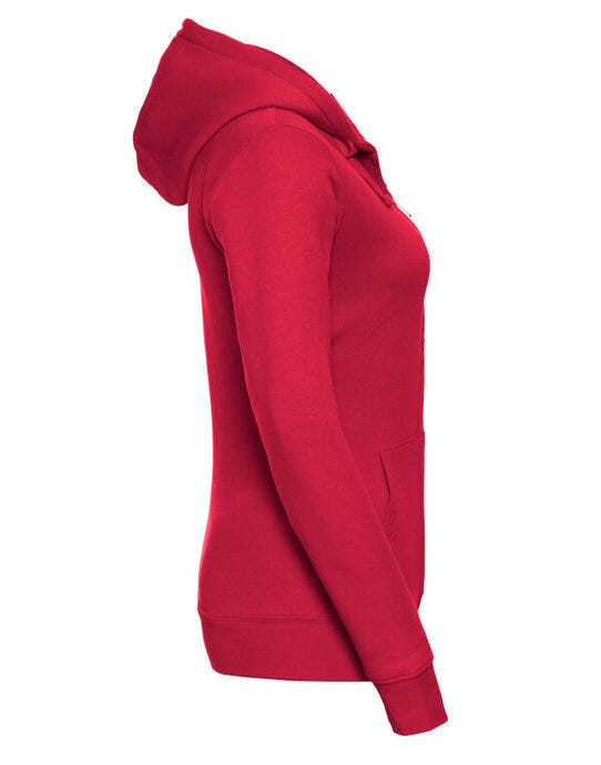 Russell Athletic 266F Russell Ladies Authentic Zipped Hood Jkt - Classic Red