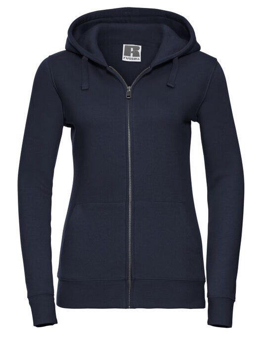 Russell Athletic 266F Russell Ladies Authentic Zipped Hood Jkt - French Navy