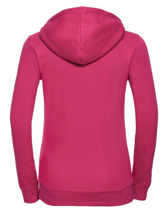 Russell Athletic 266F Russell Ladies Authentic Zipped Hood Jkt - Fuchsia