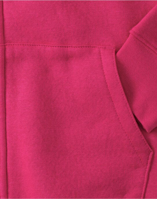Russell Athletic 266F Russell Ladies Authentic Zipped Hood Jkt - Fuchsia