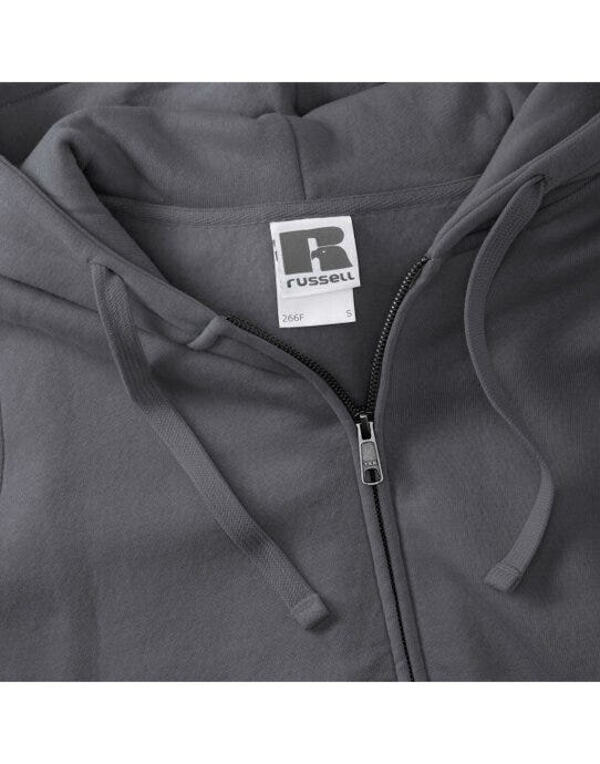 Russell Athletic 266F Russell Ladies Authentic Zipped Hood Jkt - Convoy Grey