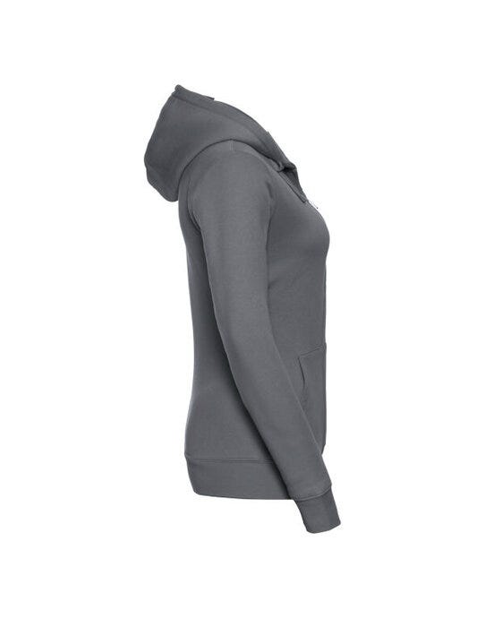 Russell Athletic 266F Russell Ladies Authentic Zipped Hood Jkt - Convoy Grey