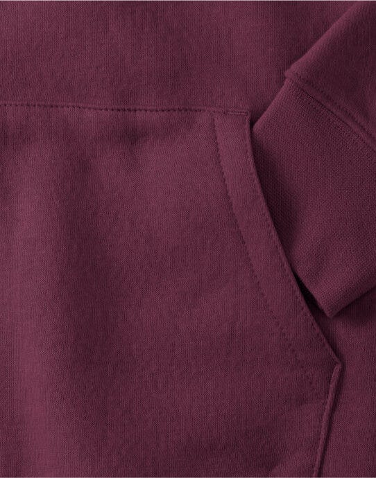 Russell Athletic 266F Russell Ladies Authentic Zipped Hood Jkt - Burgundy