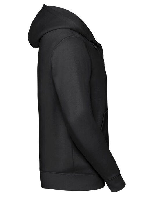 Russell Athletic 266M Russell Mens Authentic Zipped Hood Jkt - Black