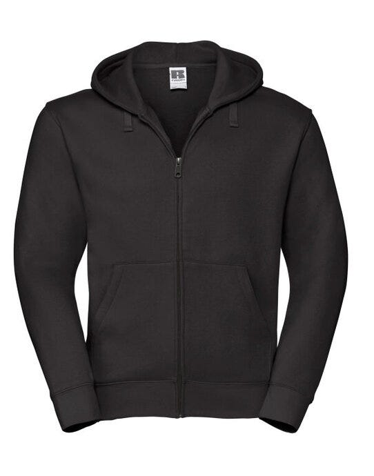 Russell Athletic 266M Russell Mens Authentic Zipped Hood Jkt - Black