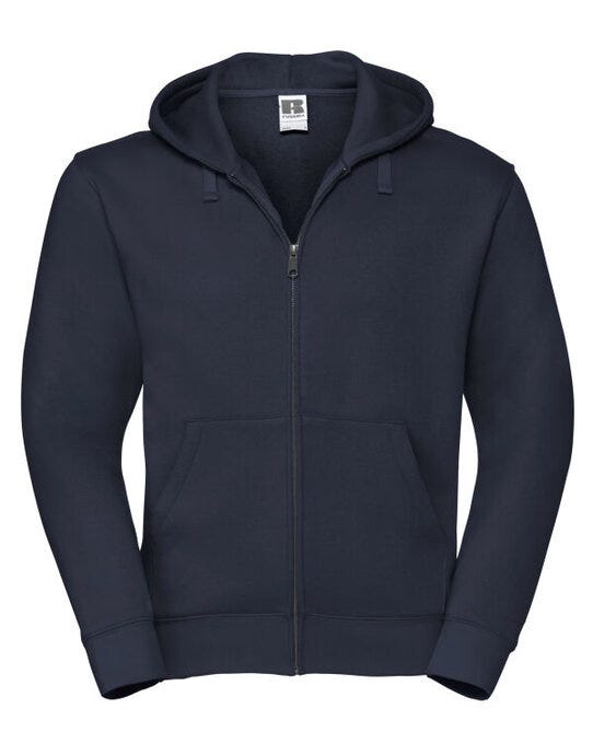 Russell Athletic 266M Russell Mens Authentic Zipped Hood Jkt - French Navy