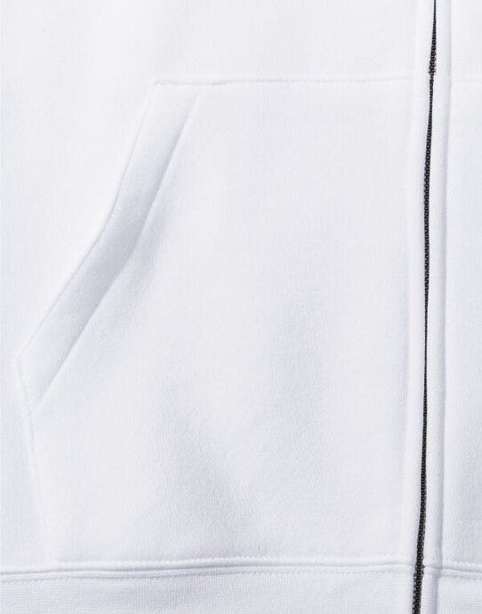 Russell Athletic 266M Russell Mens Authentic Zipped Hood Jkt - White