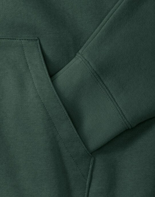 Russell Athletic 266M Russell Mens Authentic Zipped Hood Jkt - Bottle Green