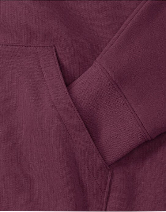 Russell Athletic 266M Russell Mens Authentic Zipped Hood Jkt - Burgundy